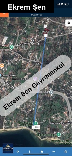 denize 900 mt. ,asfalta yakın, 1.813 m2 fırsat arsa!