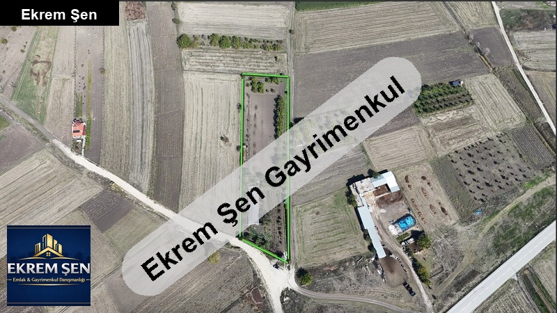 balıkesir'e 15dk altyapısı tam, serası olan, meyvelikli bahçe