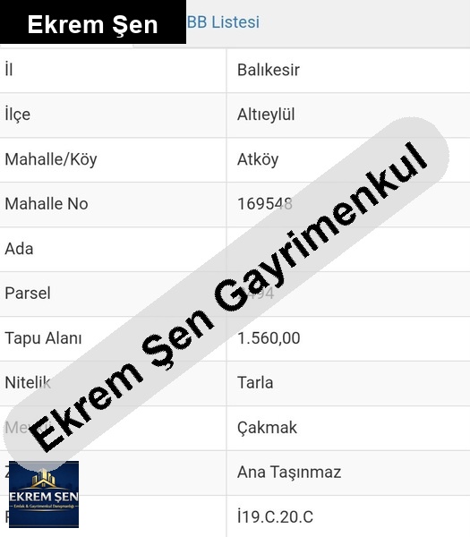 atköy de sahibinden satılık arsa