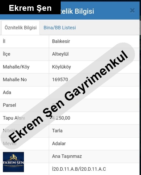 satılık tarla