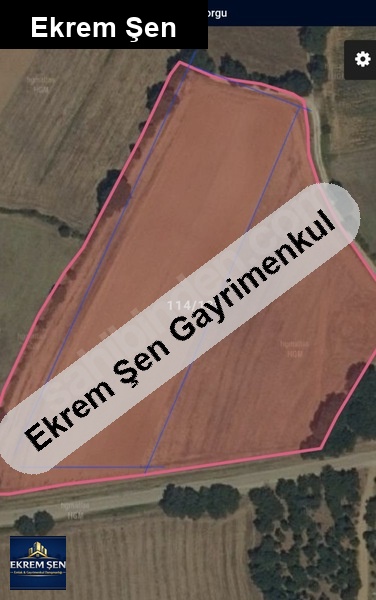 11.500 dönüm tarla baraj suyu var sulu tarıma uygun