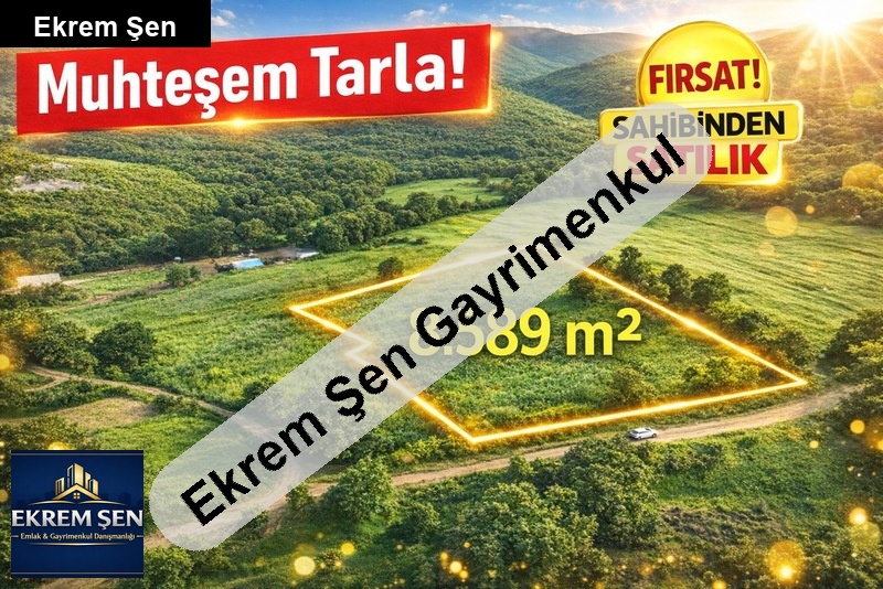 gönen çiğmişta resmi̇ yola cephe 8.589 m² yatirimlik arazi̇