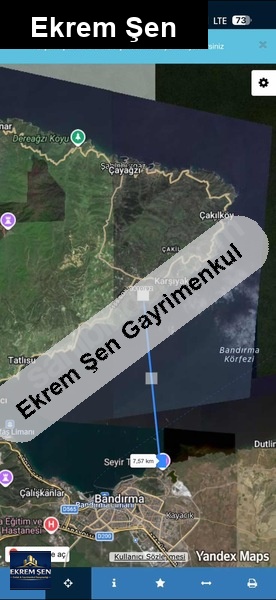 müthiş konumlu arazi..