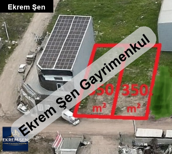 sahi̇bi̇nden ti̇cari̇ bölgede sanayi̇ i̇marli arsa (350+350=700m²)