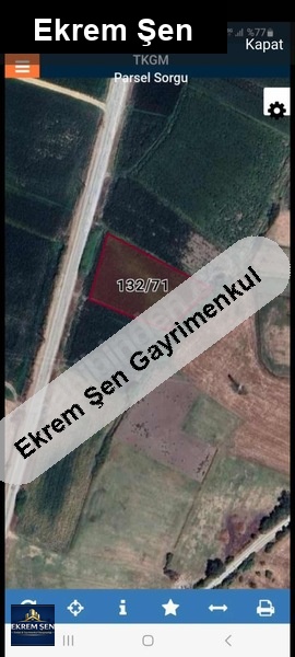 susurluk dereköy'de yatırımlık arazi (hobi bahçesi yapılabilir.)