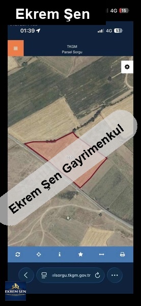 çaypınar mahallesinde satılık tarla