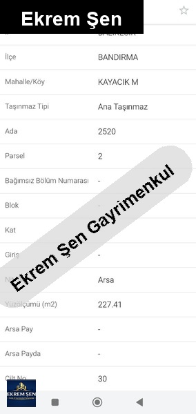 hobi bahçesi nitelikli arsa