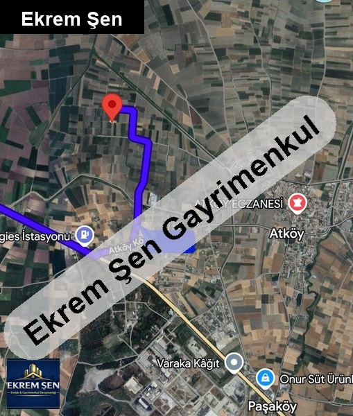 şehi̇r hastanesi̇ ve havaalanina 5 km mesafede yatirimlik arsa
