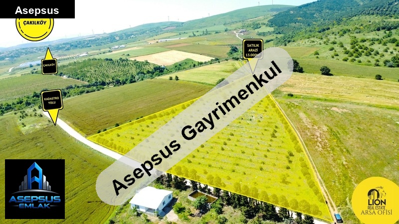 Asepsus Emlak'tan  çakılköy mh. 'sinde satılık arsa