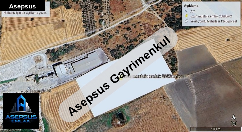 Asepsus Emlak'tan  yeşilçomlu mh. 'sinde satılık arsa