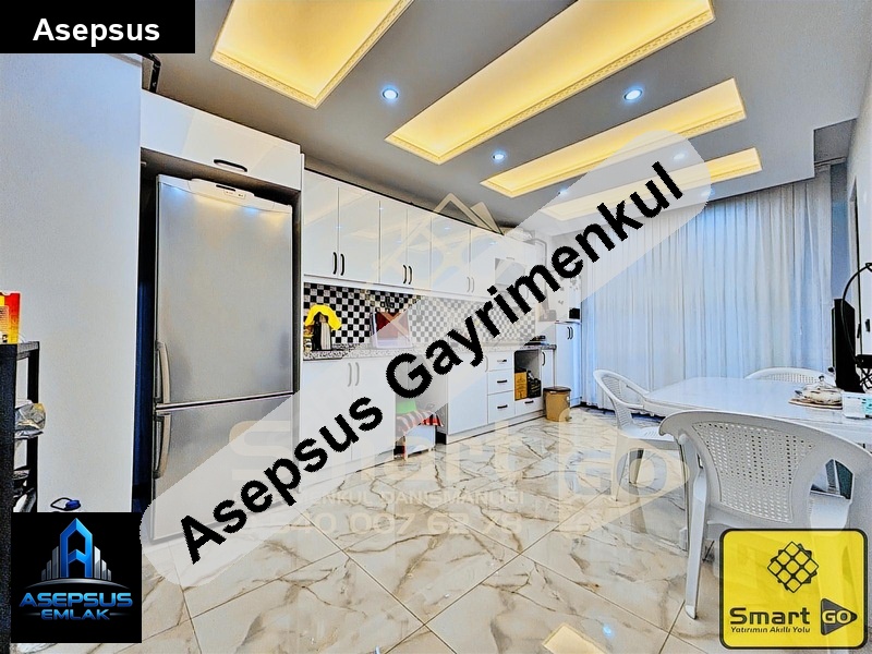 Asepsus Emlak'tan 3+1 600 evler mah. 'sinde satılık daire