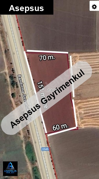 Asepsus Emlak'tan  yeşilçomlu mh. 'sinde satılık arsa