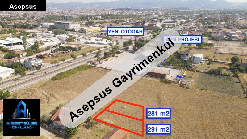 Asepsus Emlak'tan  karşıyaka mh. 'sinde satılık arsa