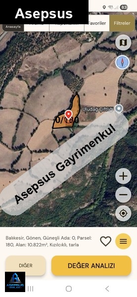 Asepsus Emlak'tan  güneşli mh. 'sinde satılık arsa