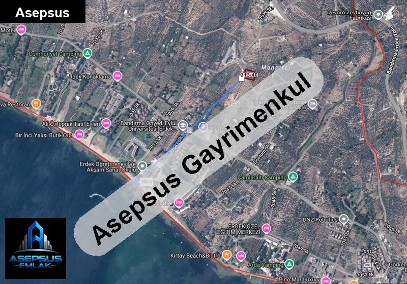 Asepsus Emlak'tan  zeytinli mah. 'sinde satılık arsa