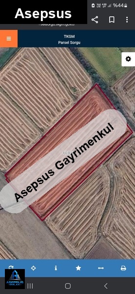 Asepsus Emlak'tan  hacıosman mh. 'sinde satılık arsa