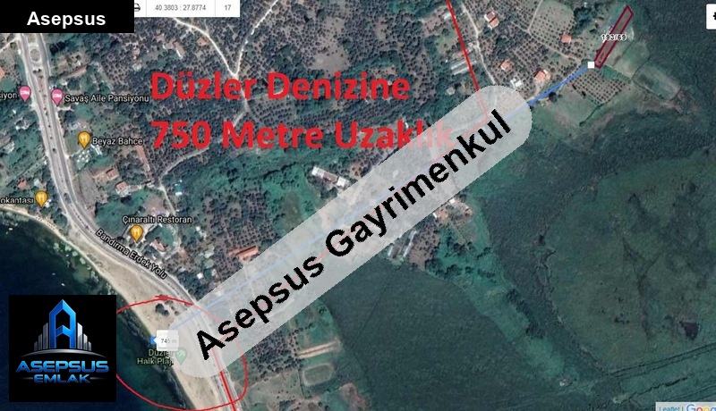 Asepsus Emlak'tan  hamamlı mh. 'sinde satılık arsa