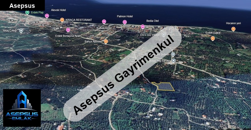 Asepsus Emlak'tan  sahil mah. 'sinde satılık arsa