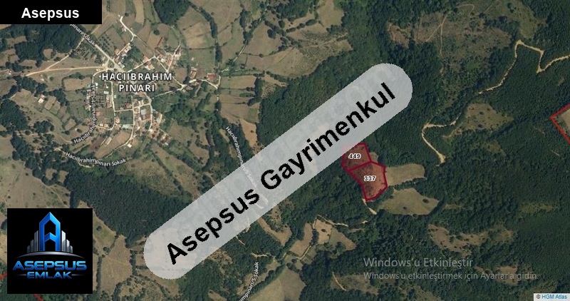 Asepsus Emlak'tan  hacıibrahimpınarı mh. 'sinde satılık arsa