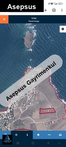 Asepsus Emlak'tan  poyrazlı mh. 'sinde satılık arsa