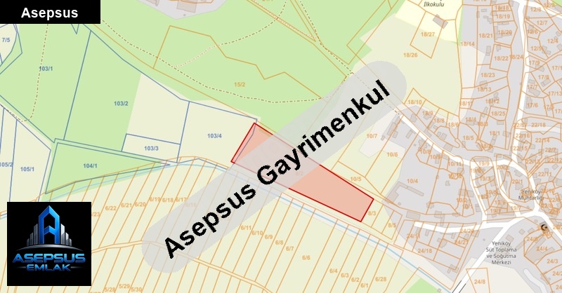 Asepsus Emlak'tan  yeniköy mh. 'sinde satılık arsa