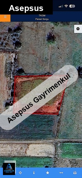 Asepsus Emlak'tan  turan mh. 'sinde satılık arsa