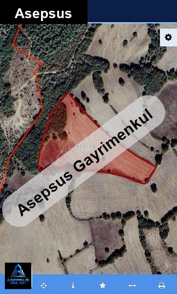 Asepsus Emlak'tan  ilıca mh. 'sinde satılık arsa