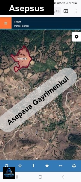 Asepsus Emlak'tan  kayalar mh. 'sinde satılık arsa