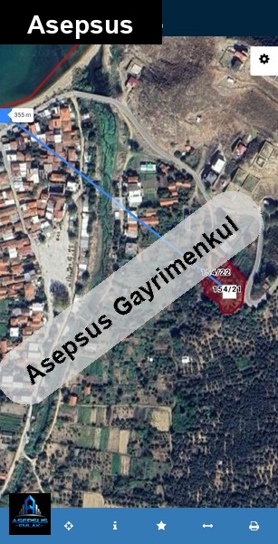 Asepsus Emlak'tan  ballıpınar mh. 'sinde satılık arsa