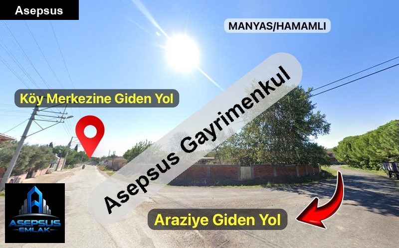 Asepsus Emlak'tan  hamamlı mh. 'sinde satılık arsa