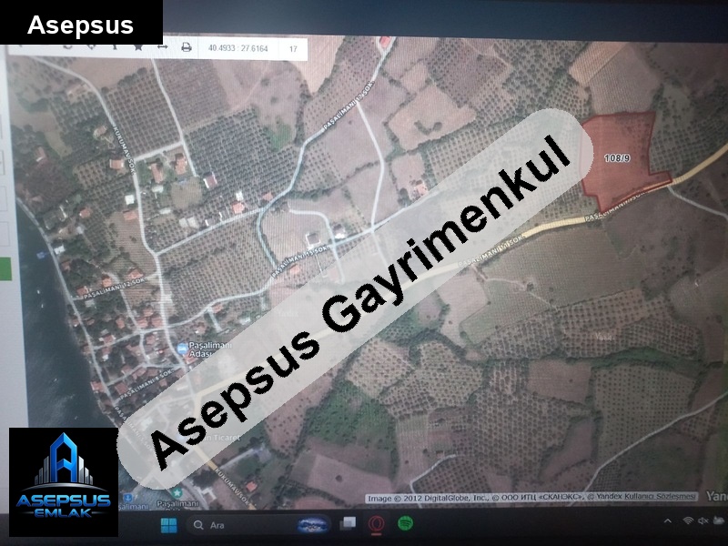 Asepsus Emlak'tan  paşalimanı mh. 'sinde satılık arsa
