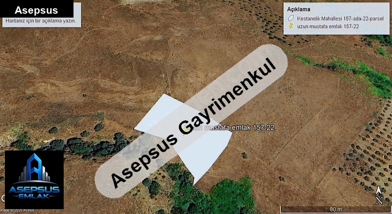 Asepsus Emlak'tan  kestanelik mh. 'sinde satılık arsa
