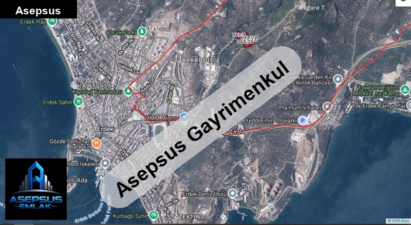 Asepsus Emlak'tan  alaettin mah. 'sinde satılık arsa