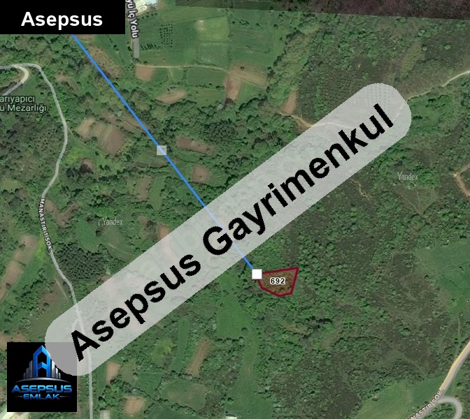 Asepsus Emlak'tan  yukarıyapıcı mh. 'sinde satılık arsa