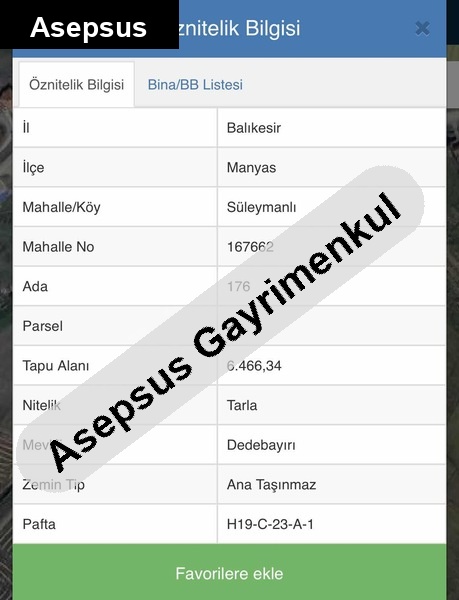 manyas /süleymanlı mahallesi(köyü)