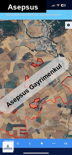 Asepsus Emlak'tan 3+1 çakırlı köyü 'sinde satılık arsa