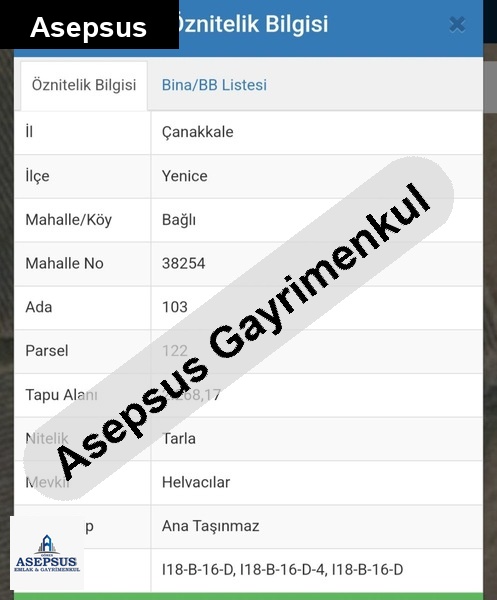 Asepsus Emlak'tan 3+1 bağlı köyü 'sinde satılık arsa
