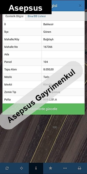 gönen buğdayli- yatirimlik 2 arazi̇...