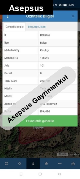 balıkesir de sahibinden yollu yer