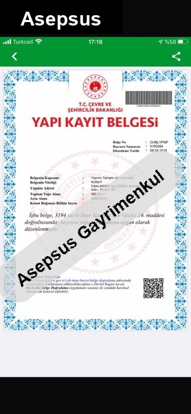300mt yapi kayit belgeli̇ 3 dönüm arazi̇