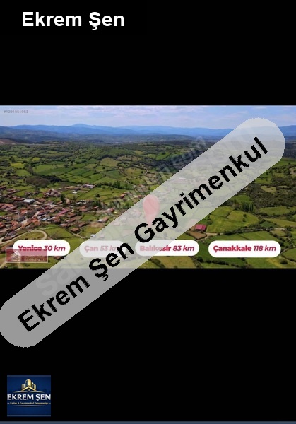 yeni̇ce boynanlar 1685,62 tarla 355 mt2 imarlı sahi̇bi̇nden satilik