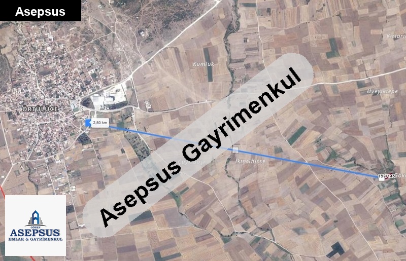 Asepsus Emlak'tan 3+1 örtülüce köyü 'sinde satılık arsa