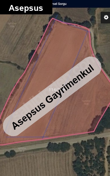 11.500 dönüm tarla baraj suyu var sulu tarıma uygun