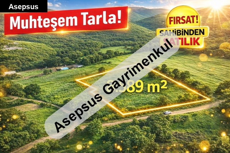 gönen çiğmişta resmi̇ yola cephe 8.589 m² yatirimlik arazi̇