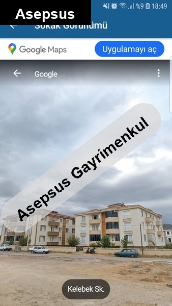 486 m2 çift dairelik, önü geniş yeşil alan, köşe parsel,