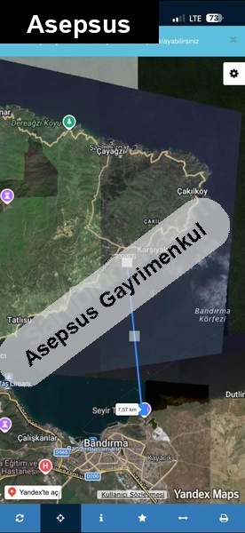 müthiş konumlu arazi..