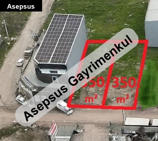 sahi̇bi̇nden ti̇cari̇ bölgede sanayi̇ i̇marli arsa (350+350=700m²)