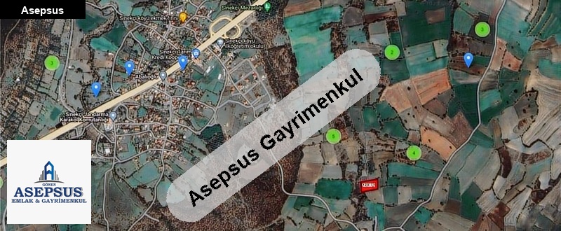 Asepsus Emlak'tan 3+1 sinekçi köyü 'sinde satılık arsa