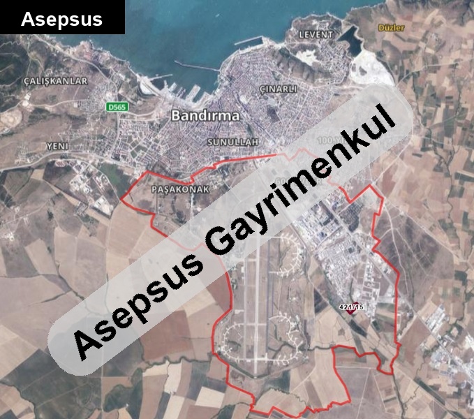 Bandırma Örnek Sanayi’de 21 Dönüm Sanayi İmarlı Yatırımlık Arsa – Limana ve Ana Yola Yakın