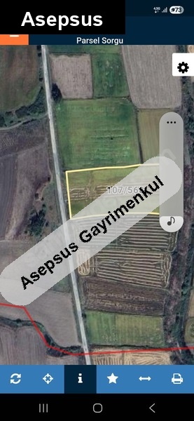 Sulanabilir Yatırımlık Tarla – Manyas Çakırca Köyü – Süleymanlı Köyü yolu